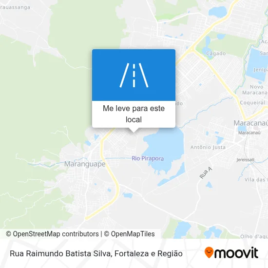 Rua Raimundo Batista Silva mapa