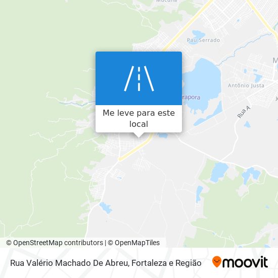 Rua Valério Machado De Abreu mapa