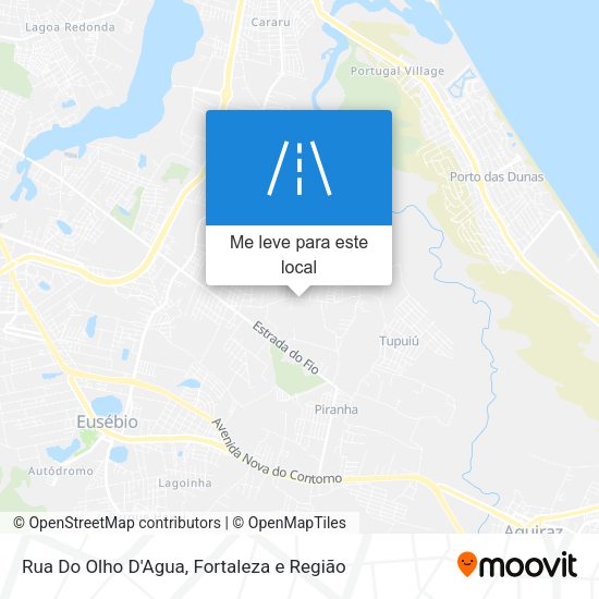 Rua Do Olho D'Agua mapa
