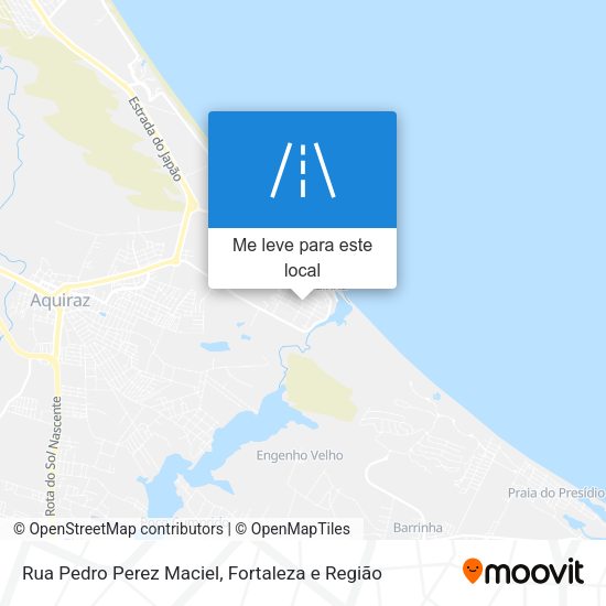Rua Pedro Perez Maciel mapa