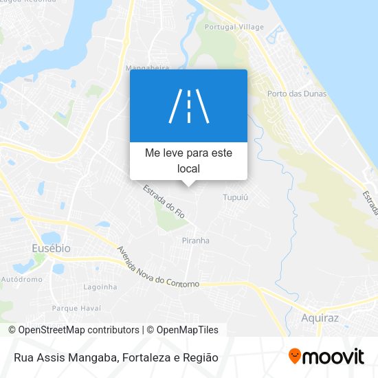 Rua Assis Mangaba mapa