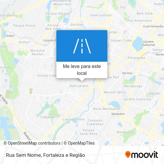 Rua Sem Nome mapa