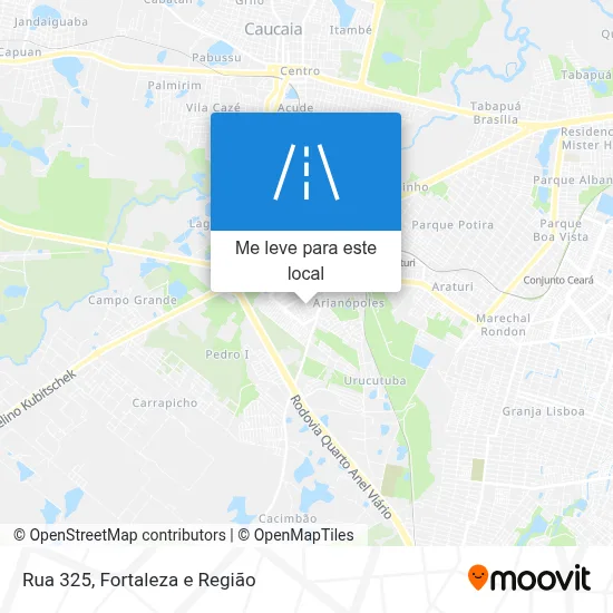 Rua 325 mapa