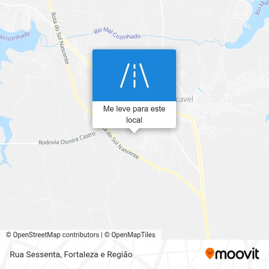 Rua Sessenta mapa