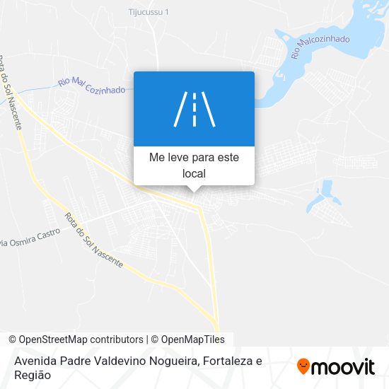 Avenida Padre Valdevino Nogueira mapa