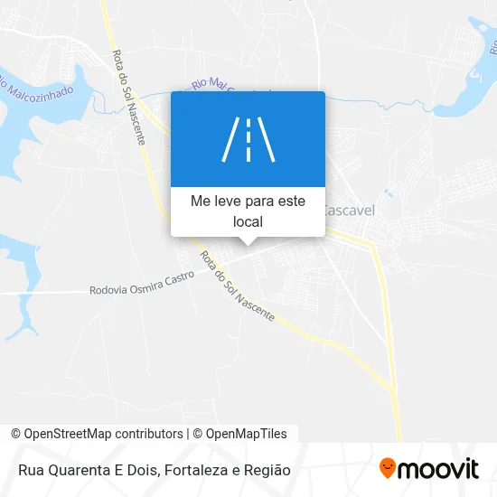 Rua Quarenta E Dois mapa