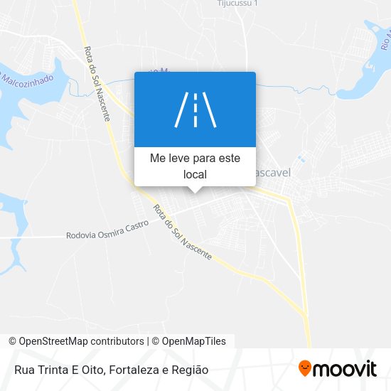 Rua Trinta E Oito mapa