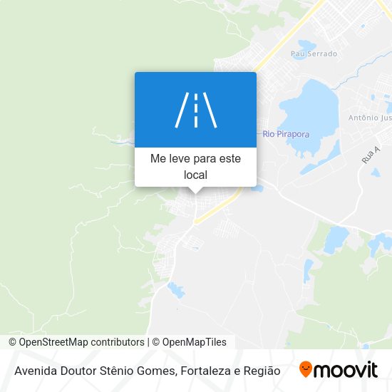 Avenida Doutor Stênio Gomes mapa