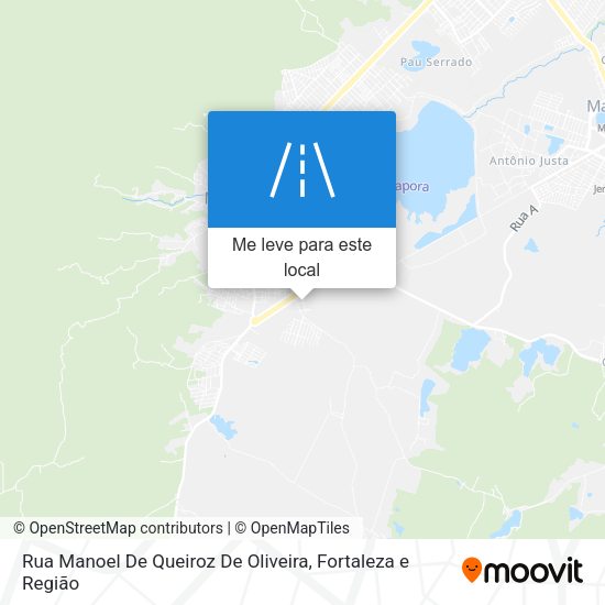 Rua Manoel De Queiroz De Oliveira mapa