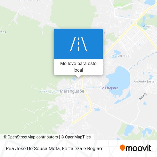 Rua José De Sousa Mota mapa