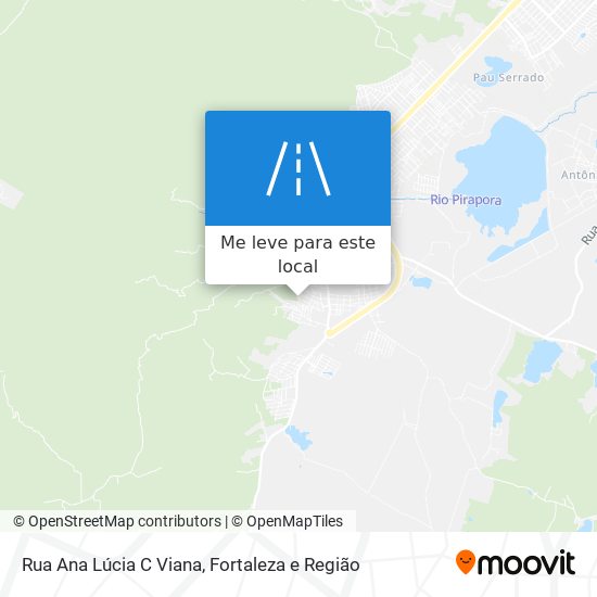 Rua Ana Lúcia C Viana mapa