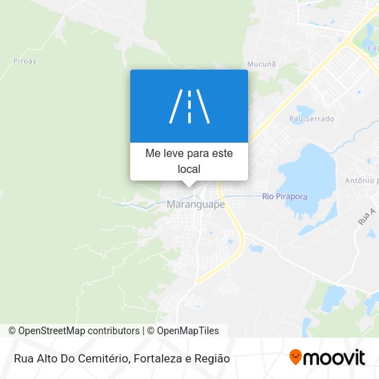 Rua Alto Do Cemitério mapa