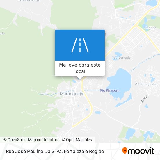 Rua José Paulino Da Silva mapa