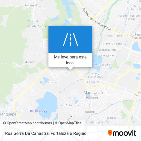 Rua Serra Da Canastra mapa