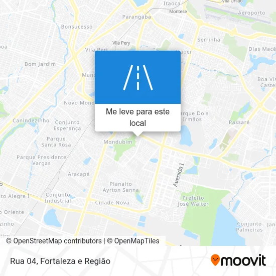 Rua 04 mapa