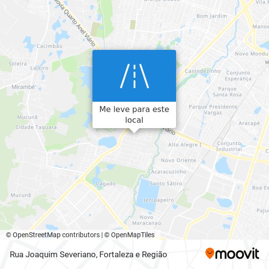 Rua Joaquim Severiano mapa