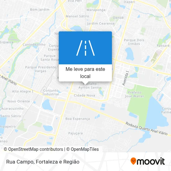 Rua Campo mapa