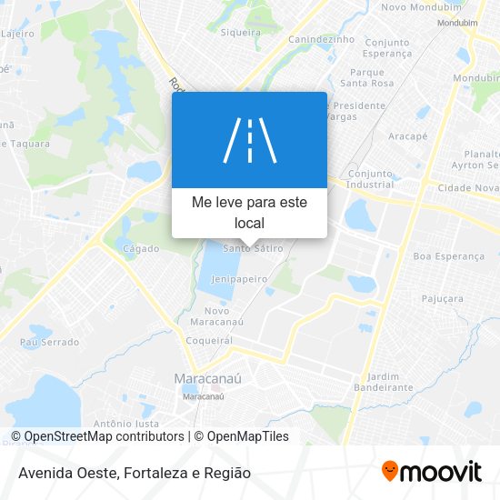 Avenida Oeste mapa