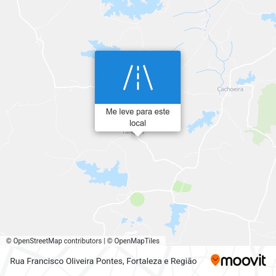 Rua Francisco Oliveira Pontes mapa