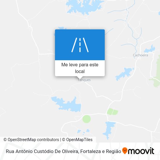 Rua Antônio Custódio De Oliveira mapa