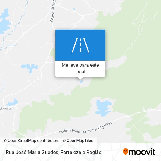 Rua José Maria Guedes mapa