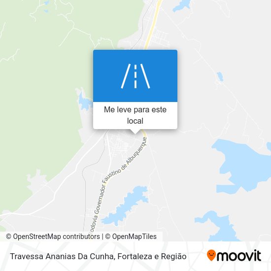Travessa Ananias Da Cunha mapa