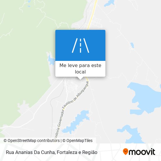 Rua Ananias Da Cunha mapa