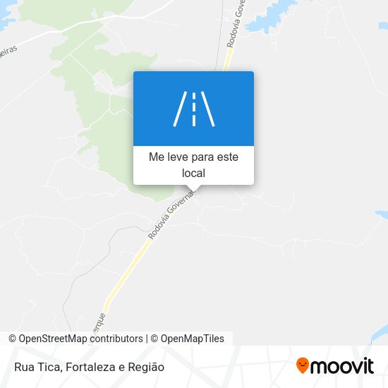 Rua Tica mapa