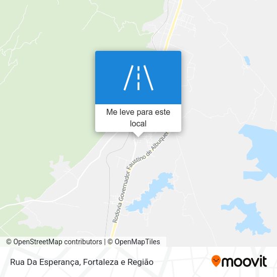 Rua Da Esperança mapa
