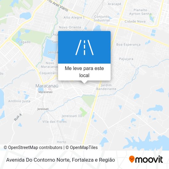 Avenida Do Contorno Norte mapa