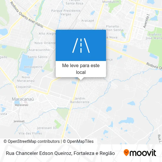 Rua Chanceler Edson Queiroz mapa