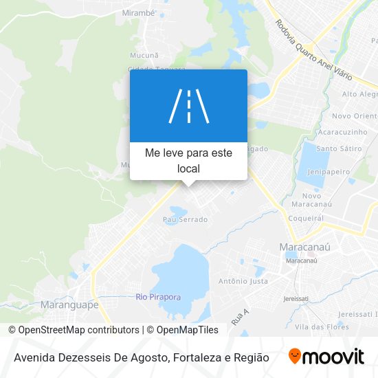Avenida Dezesseis De Agosto mapa