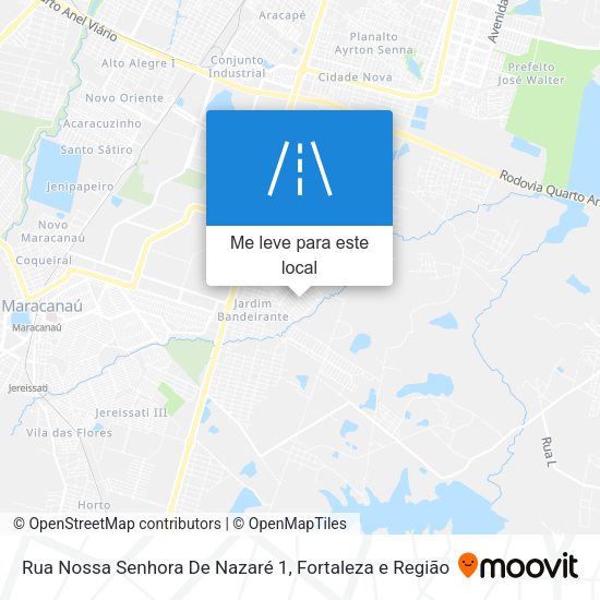 Rua Nossa Senhora De Nazaré 1 mapa