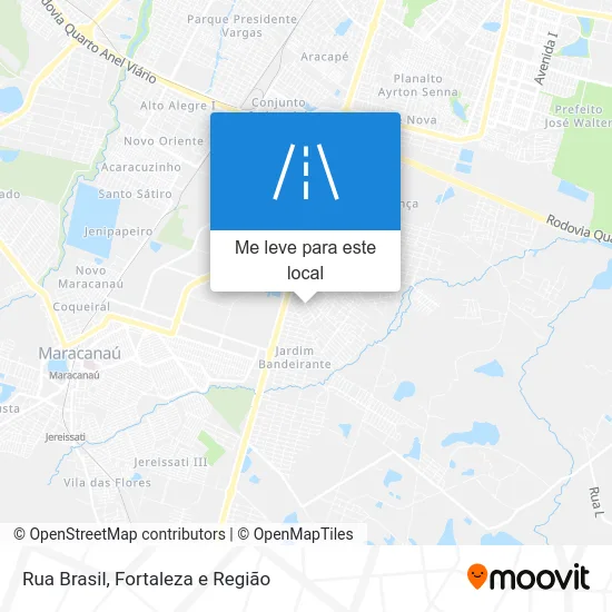 Rua Brasil mapa