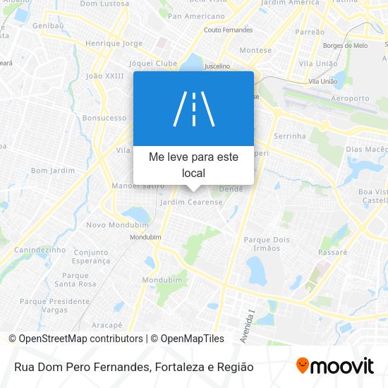 Rua Dom Pero Fernandes mapa