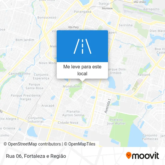 Rua 06 mapa