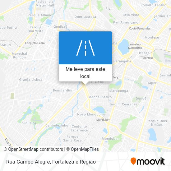 Rua Campo Alegre mapa