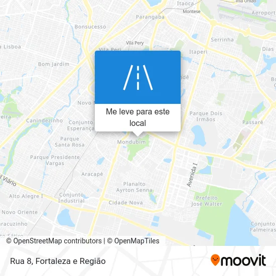 Rua 8 mapa