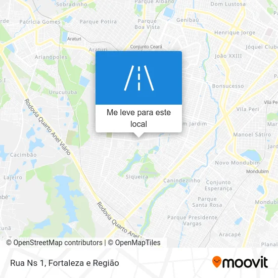 Rua Ns 1 mapa