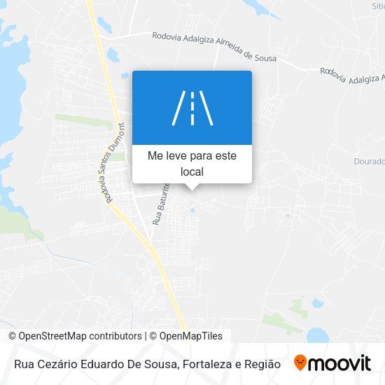Rua Cezário Eduardo De Sousa mapa