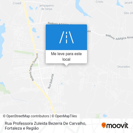 Rua Professora Zuleida Bezerra De Carvalho mapa