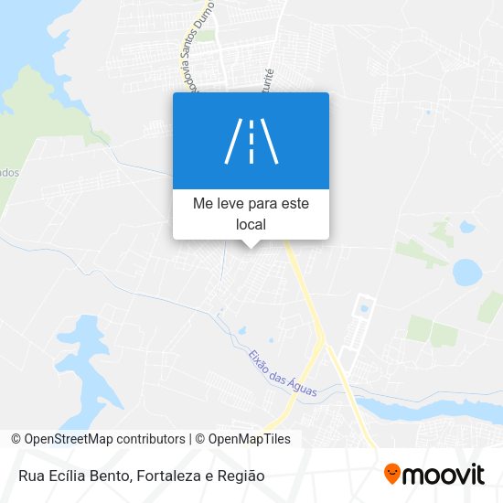 Rua Ecília Bento mapa