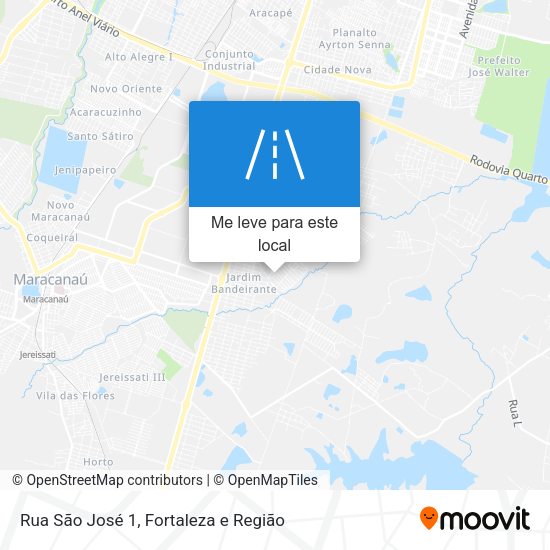 Rua São José 1 mapa