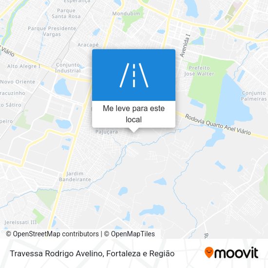Travessa Rodrigo Avelino mapa