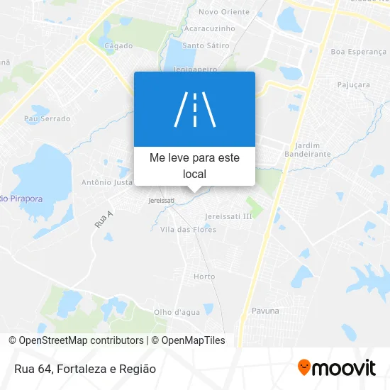 Rua 64 mapa