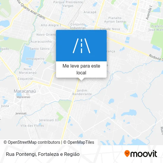 Rua Pontengi mapa
