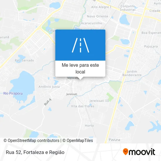 Rua 52 mapa