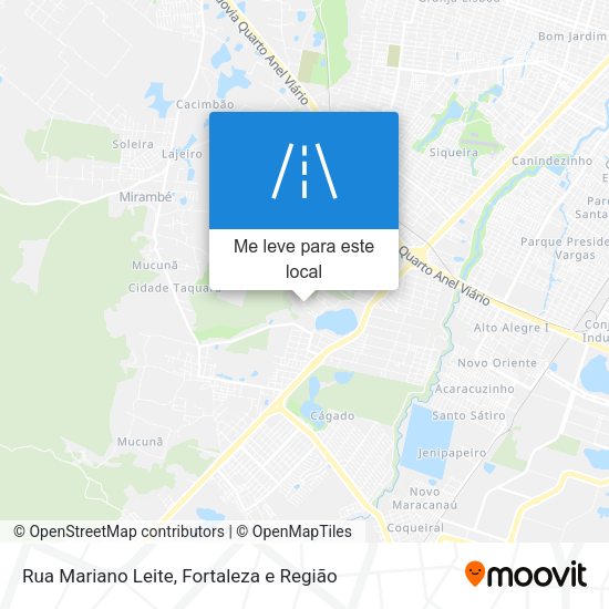 Rua Mariano Leite mapa