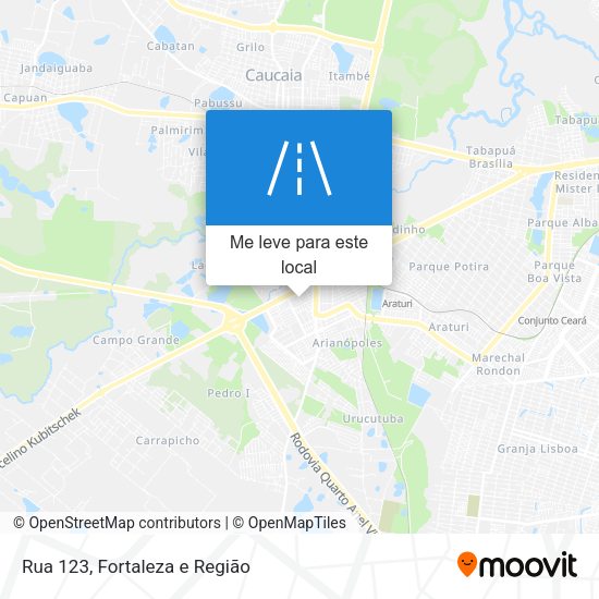 Rua 123 mapa