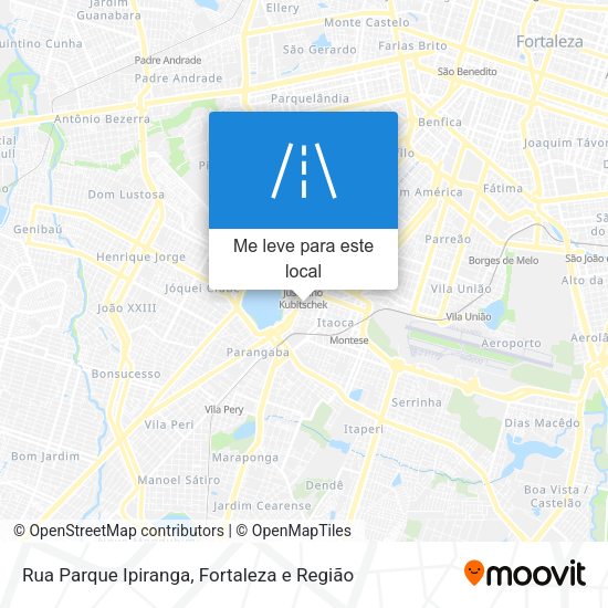 Rua Parque Ipiranga mapa